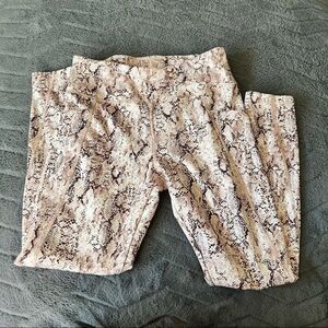 Jockey animal print leggings